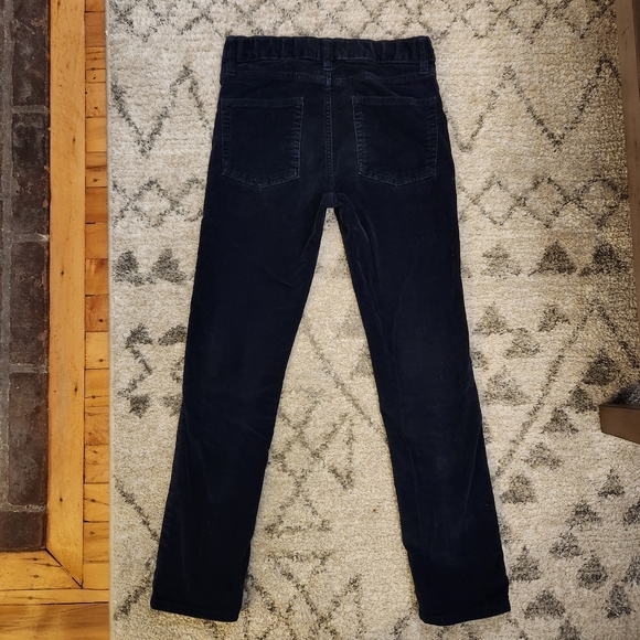 J. Crew/Crewcut Boys' corduroy pant in stretch fit Navy Blue Size 10 - Picture 2 of 3
